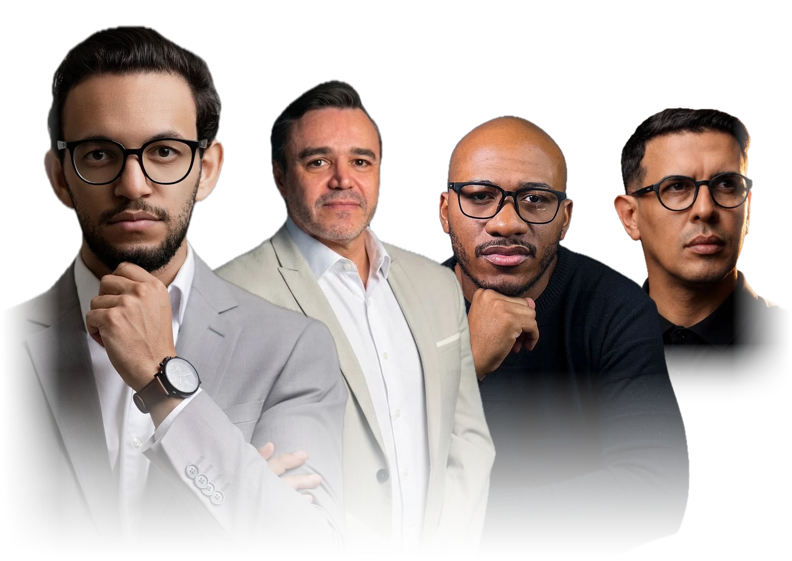 Daniel Muniz, Fábio Ribeiro, Caio Tristan e Carmo Dias